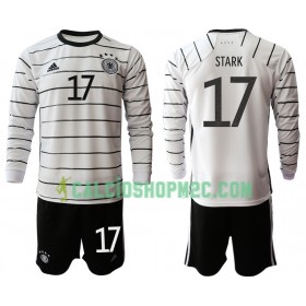 Germania Niklas Stark 17 Bambino Maglia Prima Euro 2020 Manica Lunga (+ Pantaloncini)